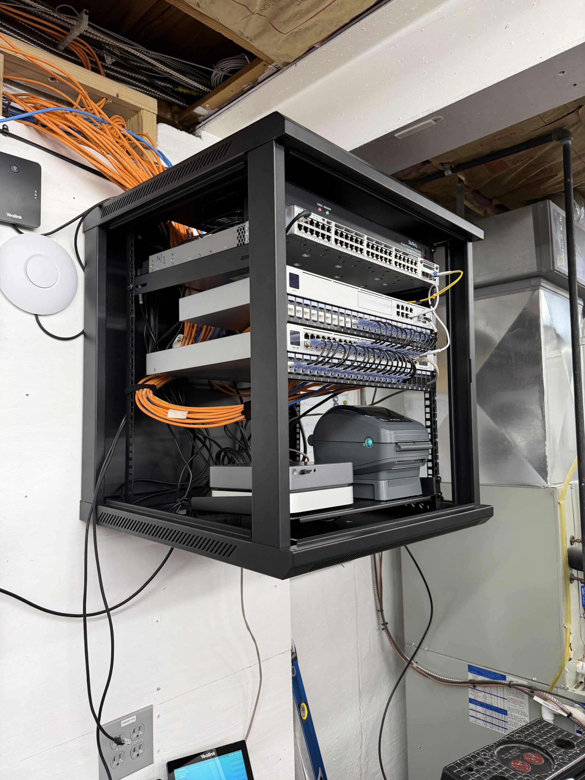 After — We achieved a clean install with everything properly mounted and cleanly handled